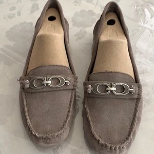 Coach suede driving moccasins